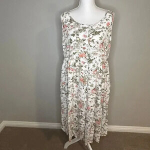 Frye floral sleeveless sun dress size XXL